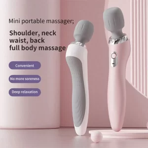 Handheld Electric Massager – 5-Speed USB Rechargeable Muscle Massager