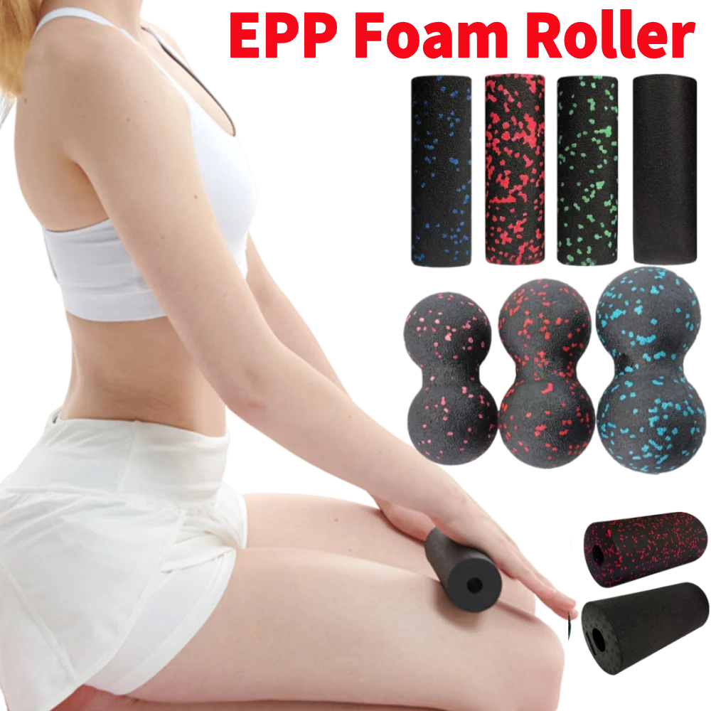 EPP Hollow Foam Roller – Mini & Full Size Muscle Massage Roller
