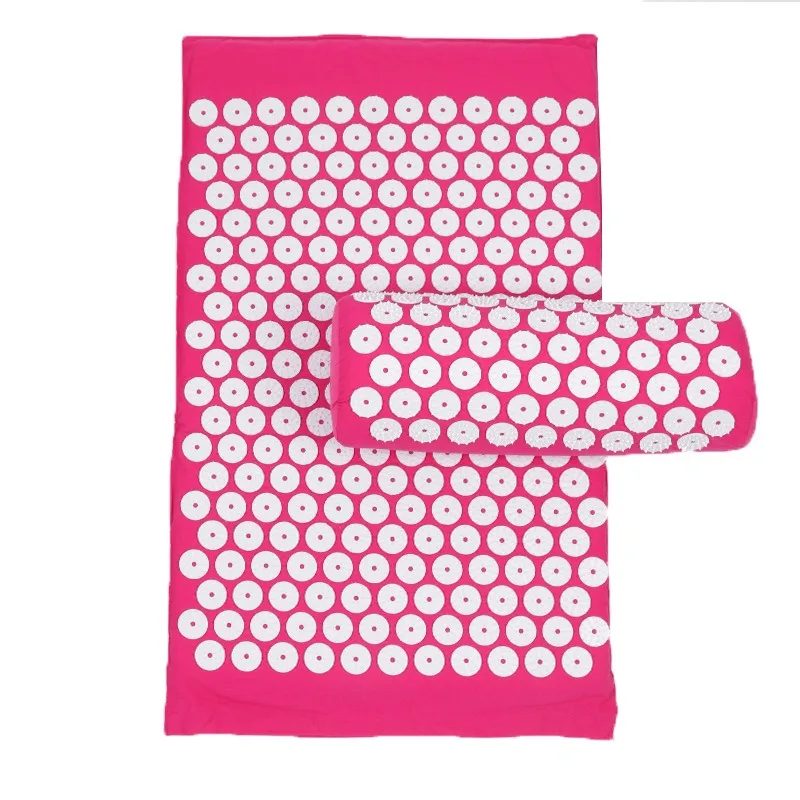 Acupressure Mat & Pillow Set – 3pc Non-Slip Mat for Back Tension & Relaxation