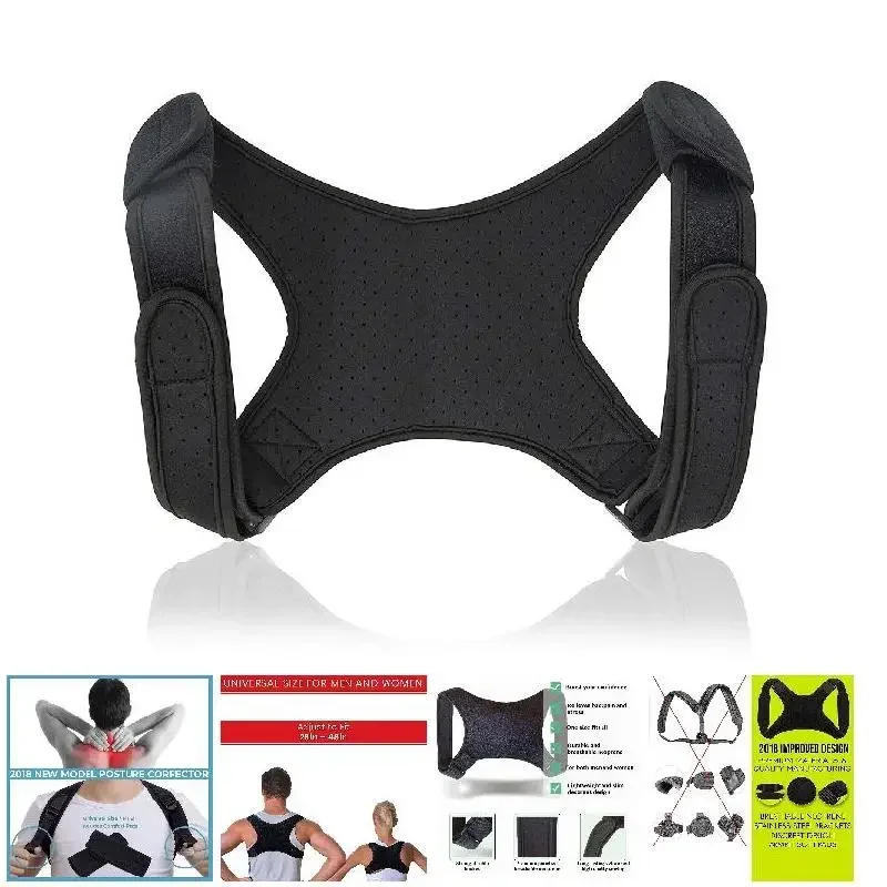 Adjustable Posture Corrector – Clavicle & Shoulder Brace for Upper Back - size and dimensions