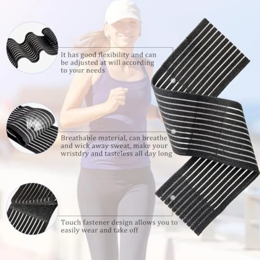 Wrist Compression Bands – 4-Pack Wrist Support Wraps - color options