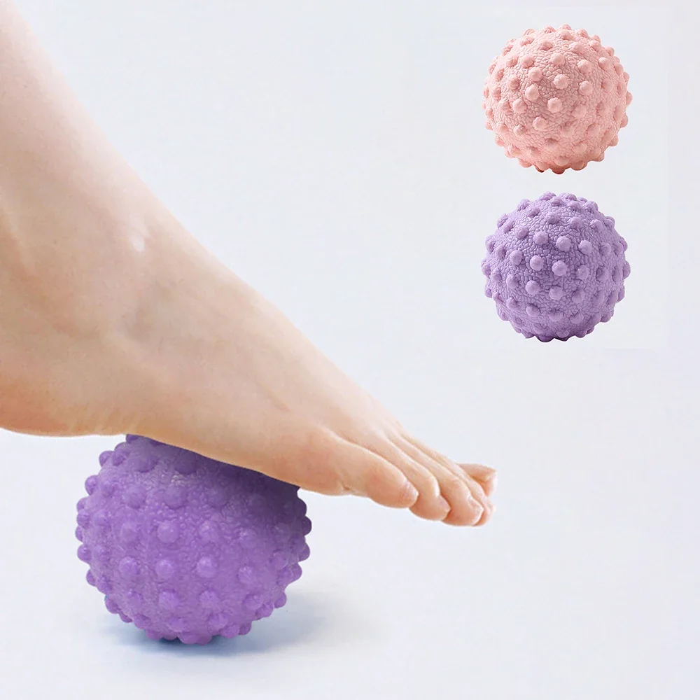Spiky Massage Ball – Raised-Point Ball for Back & Foot Relief