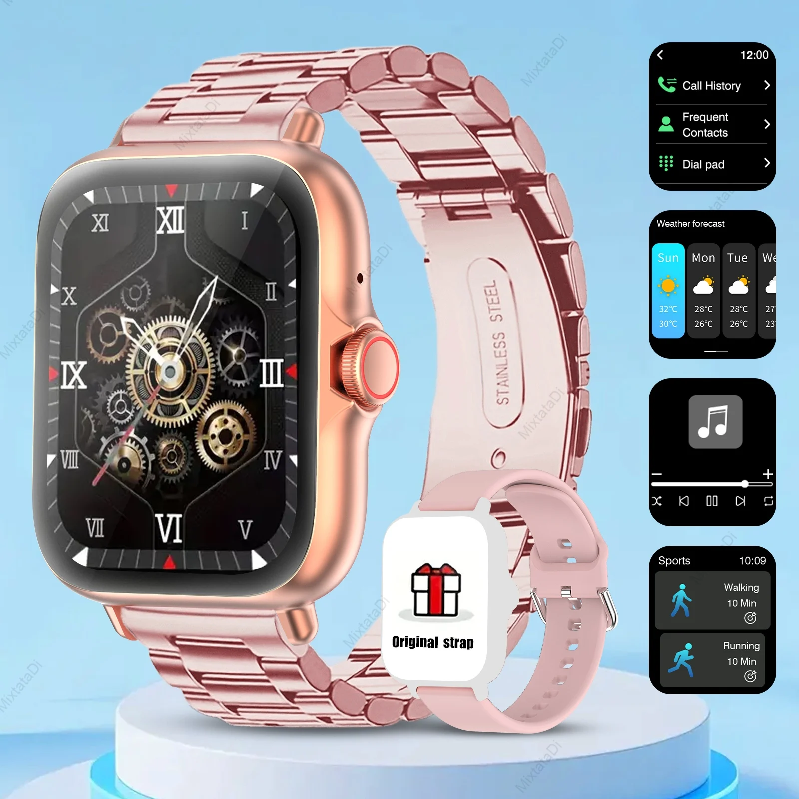 1.83" Smart Watch – Sleep Tracking, Step Counter, Call & Message Alerts (iPhone & Android) - view 11