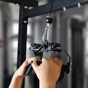 Adjustable Lat Pulldown Bar – Cable Machine Attachment for Lats, Rows & T-Bar Work
