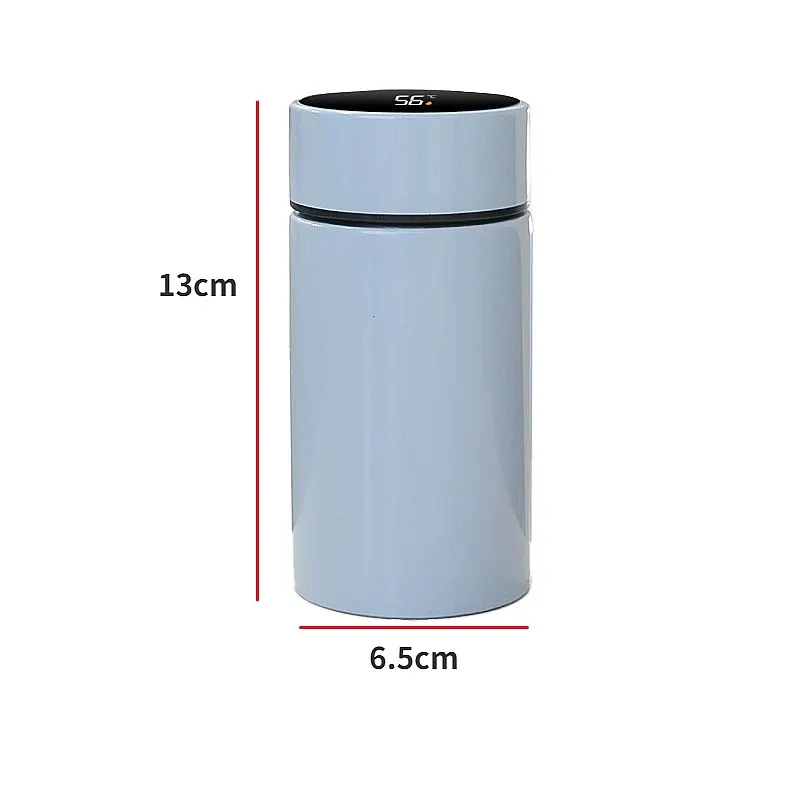 Smart Thermos Flask 200ml – Vacuum Cup with LED Temperature Display - close-up detail
