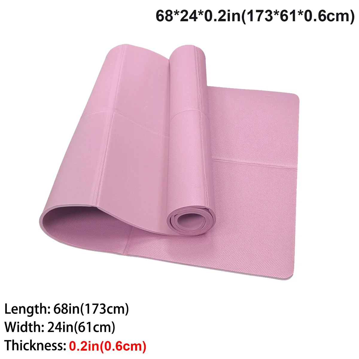 Foldable Yoga Mat Eco Friendly EVA Folding Travel Fitness Exercise 3mm - view 14