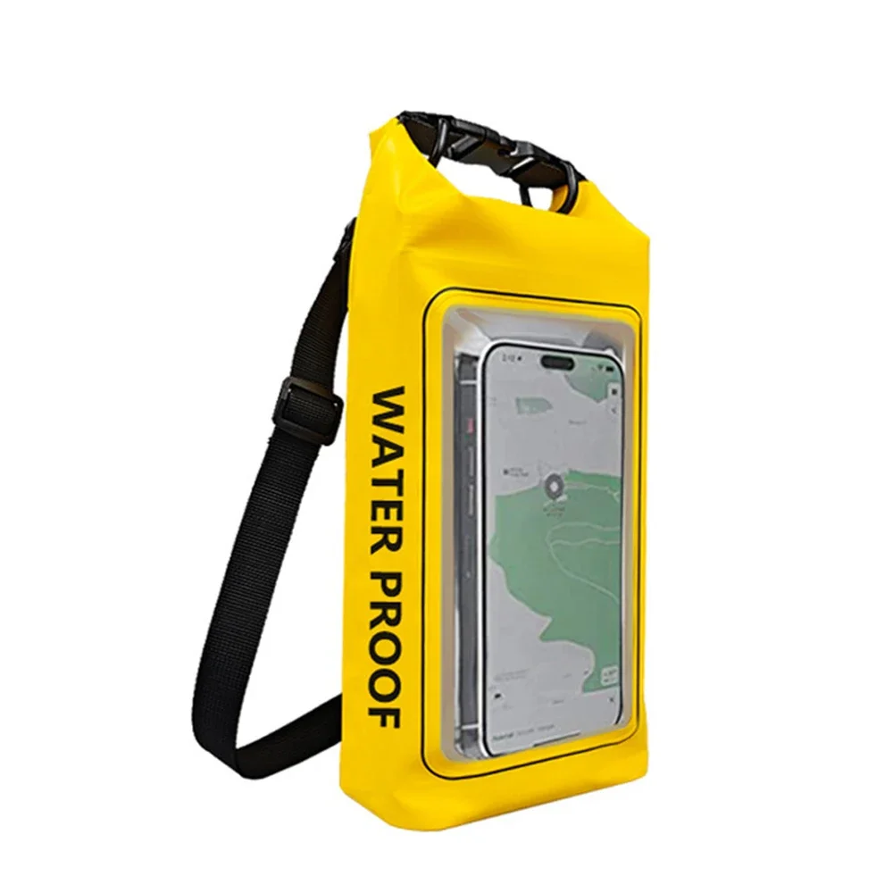 Waterproof Marine Dry Bag 2L / 5L – Roll-Top PVC Bag for Kayaking, Surf & Beach - detail view