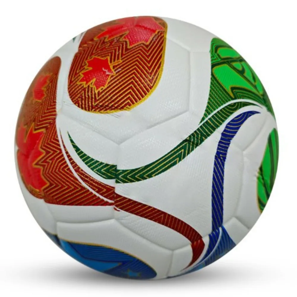 Size 5 Football - Seamless PU Match & Training Soccer Ball for Adults - alternate view