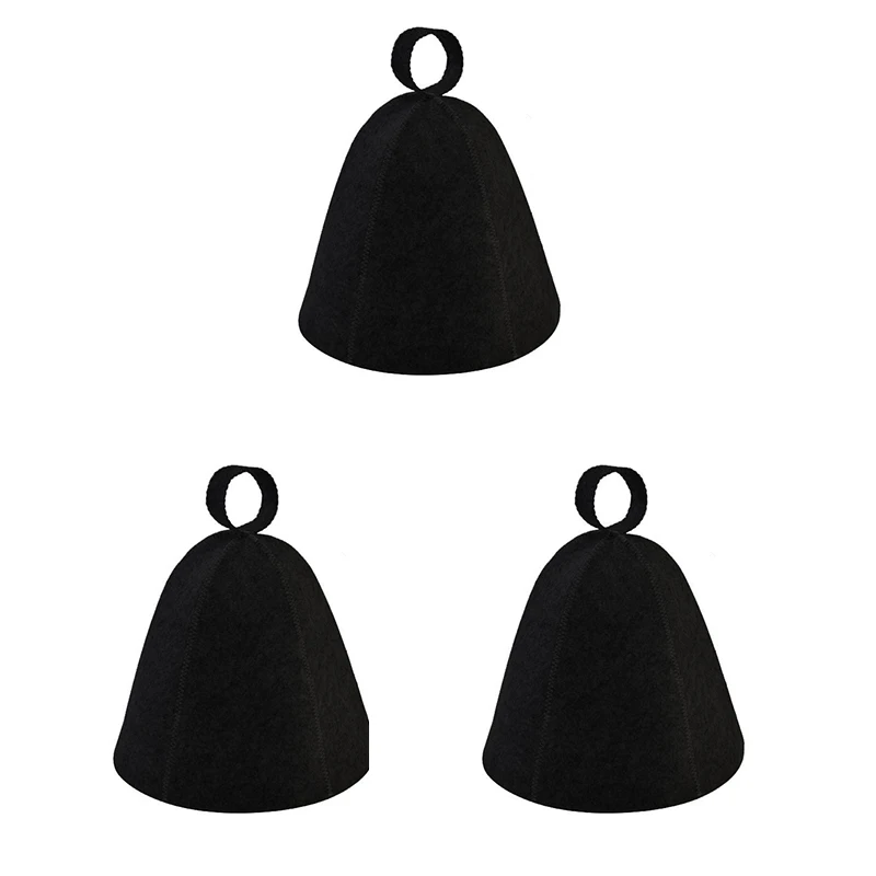 Sauna Hats Thicken Wool Felt Shower Cap Hair Turban Quickly Towel - view 14