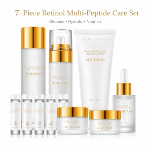 Retinol & Peptide Skincare Set – 7-Piece Hydrating Face Routine