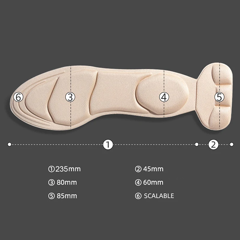 Memory Foam High-Heel Insoles – Cushioned Forefoot Inserts for Women - color options