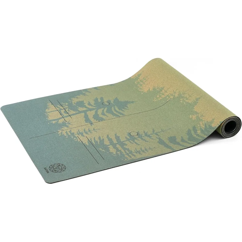Cork Yoga Mat with Natural Rubber Base – Extra Large, Thick, High-Grip - size and dimensions