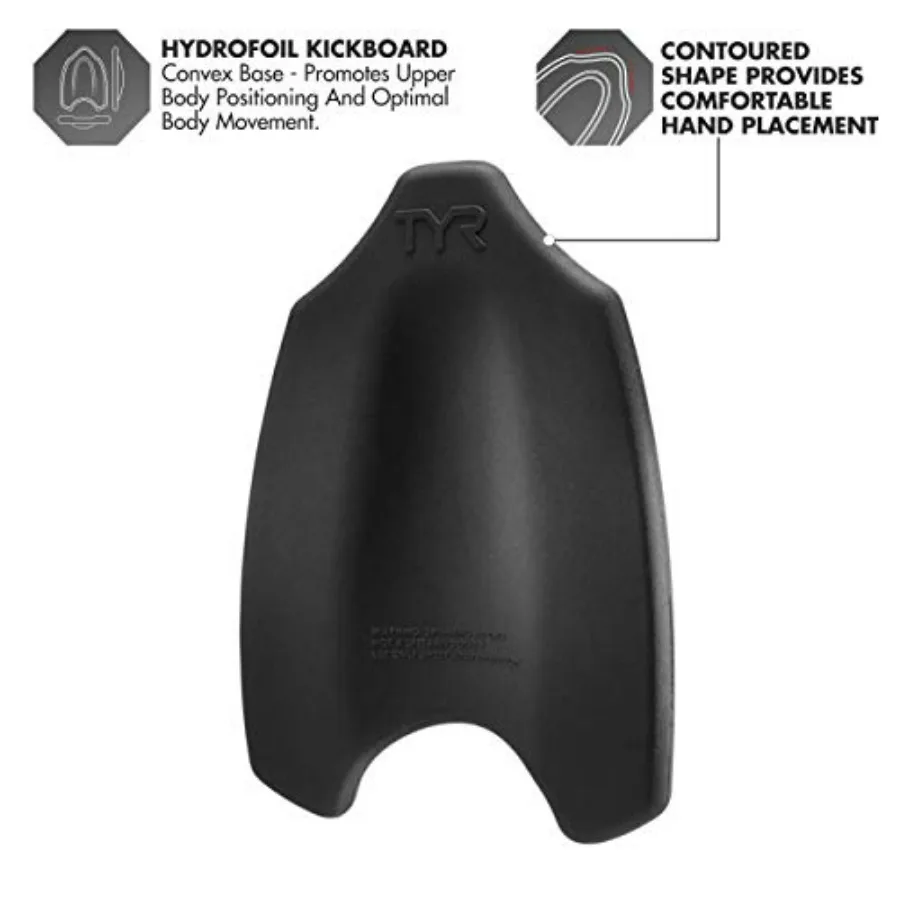 Hydrofoil Swim Kickboard – 3D Freestyle Technique & Body Position Trainer - in use
