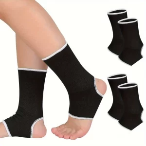 Ankle Support Sleeve Pair – Breathable Compression Ankle Brace