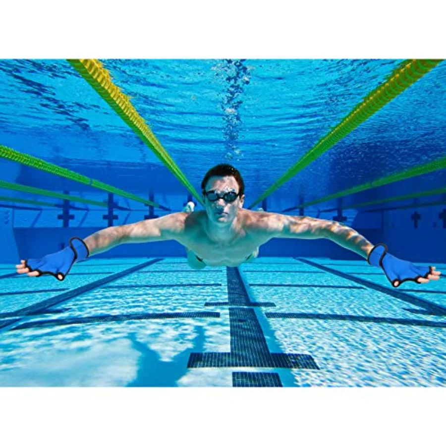 Webbed Aquatic Training Gloves 2 Pairs – Neoprene Water Resistance Mitts - color options