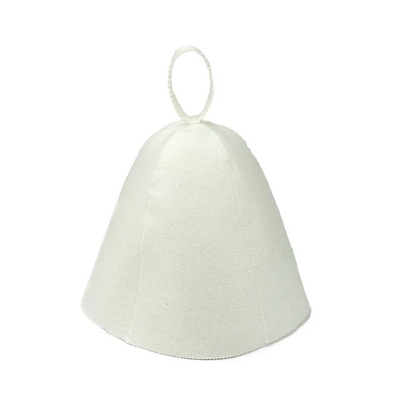 Sauna Hats Thicken Wool Felt Shower Cap Hair Turban Quickly Towel - packaging