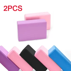 EVA Yoga Blocks 2-Pack – Pilates Bricks for Home Practice
