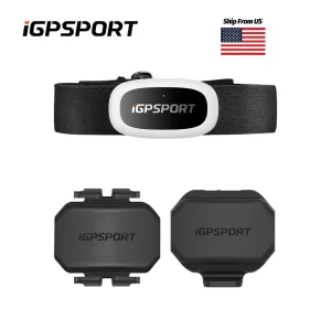 Bluetooth Chest Heart Rate Monitor – ANT+ Strap for Cycling