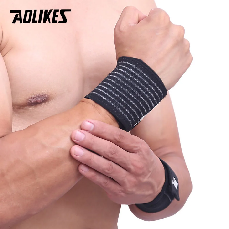 Elastic Hand & Wrist Bandage – Cotton Sports Wrist Wrap - alternate view