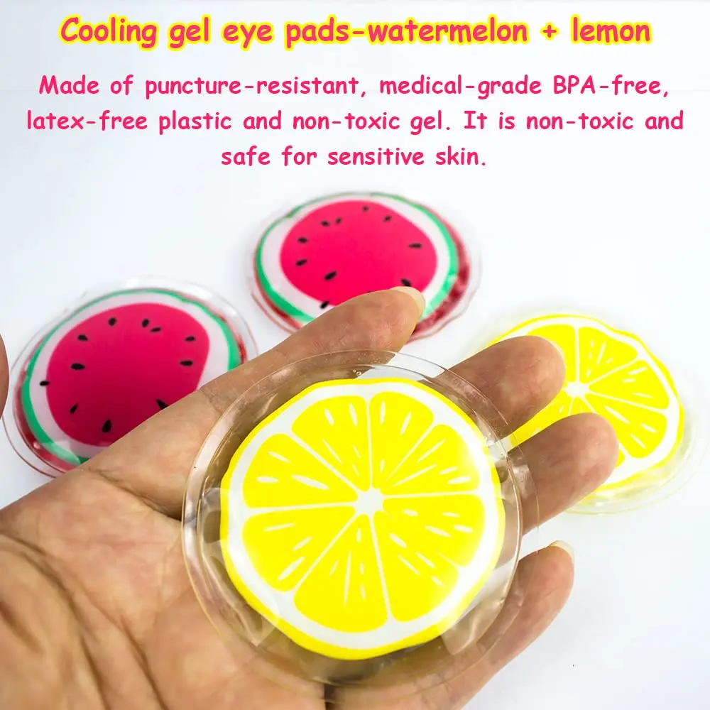 Reusable Gel Eye Mask – Hot & Cold Therapy Pads for Puffiness and Tired Eyes - size and dimensions
