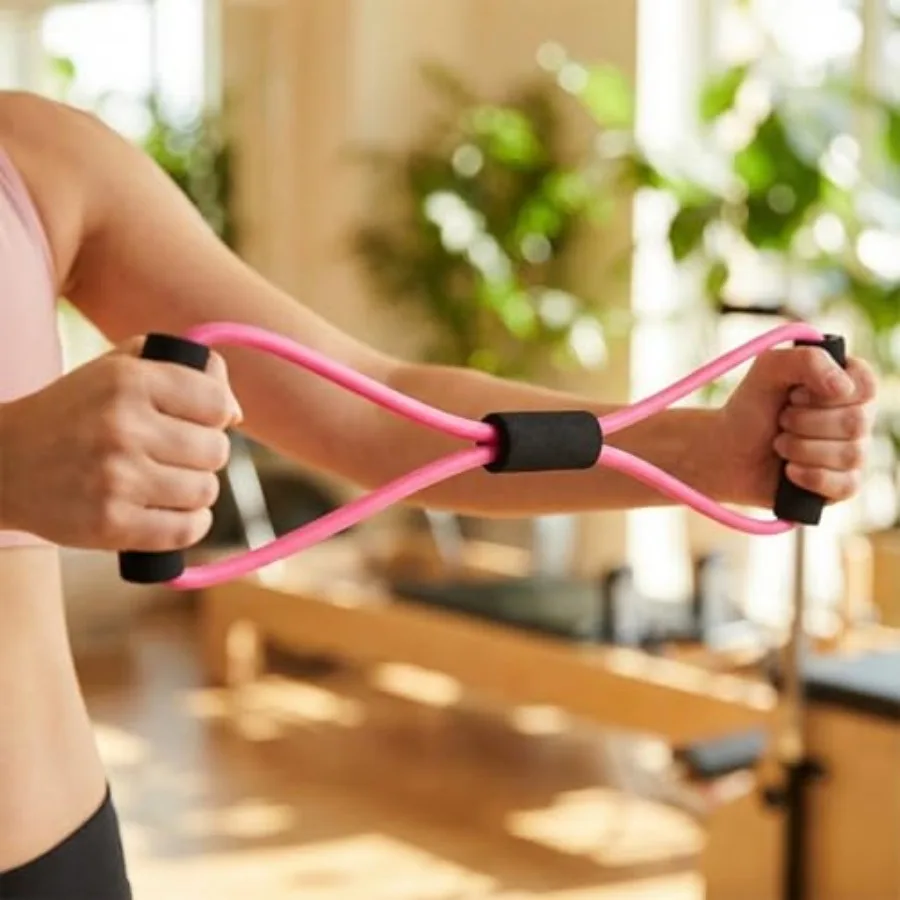 Figure-8 Resistance Bands 4-Pack – Upper Body Exercise Band Set - color options