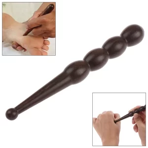 Wooden Acupoint Massage Stick – Foot & Hand Reflexology Tool