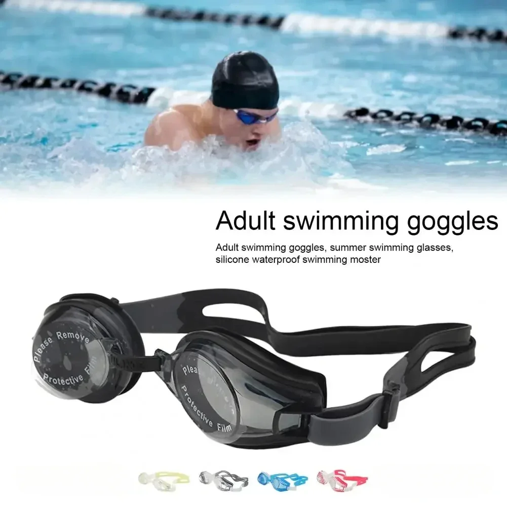 Ergonomic Swimming Goggles – Comfortable Wide-View Lenses for Lap Swimming - close-up detail