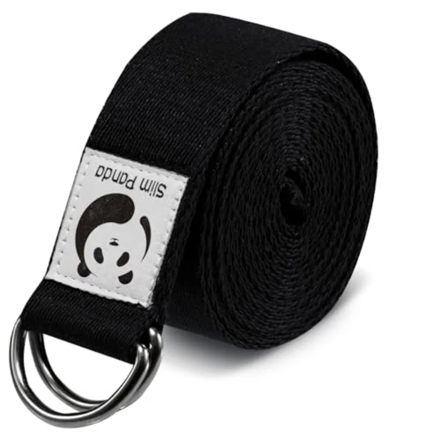Cotton Yoga Strap – Classic Buckled Stretching Strap