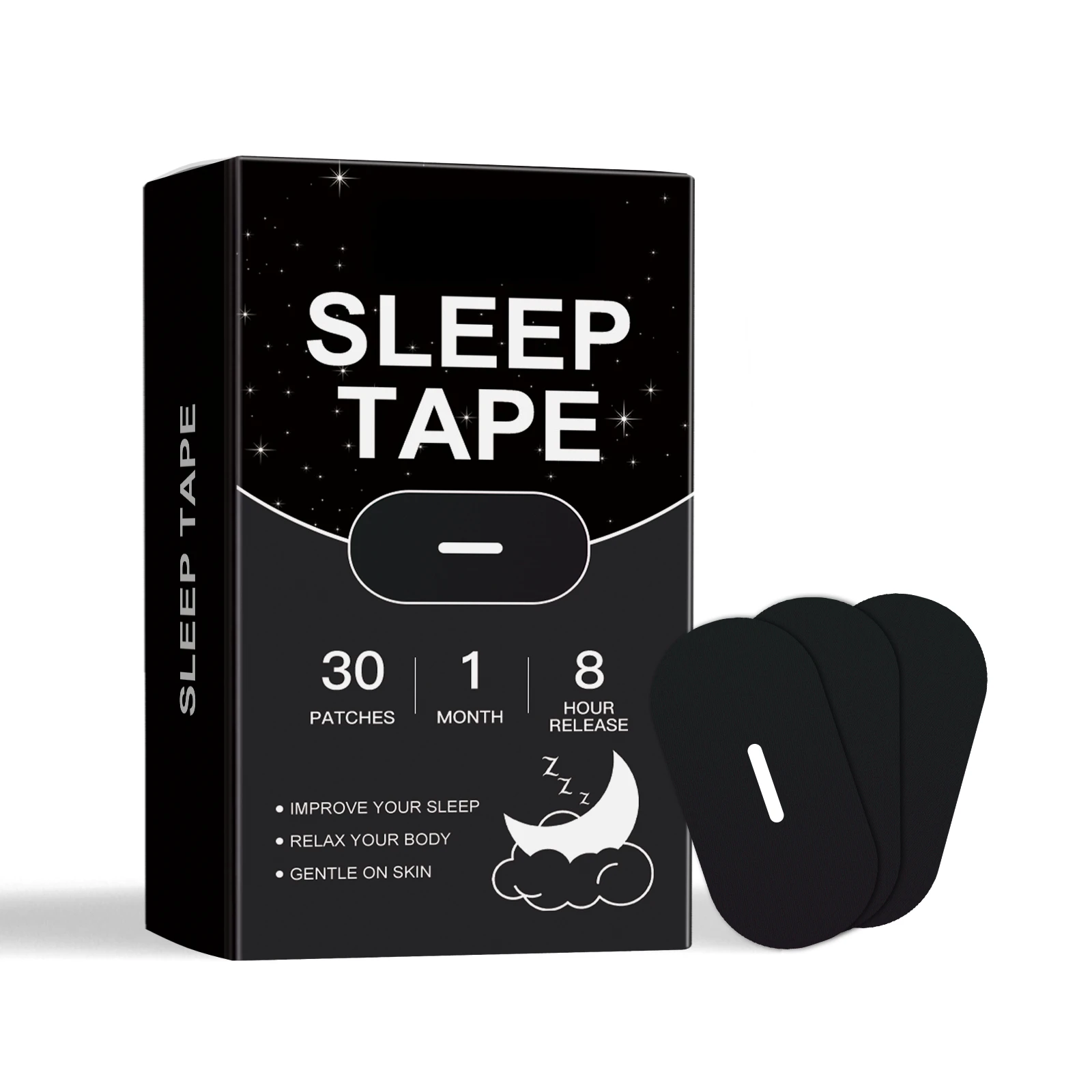 Mouth Tape for Sleep – Gentle Nasal Breathing Strips, Skin-Friendly