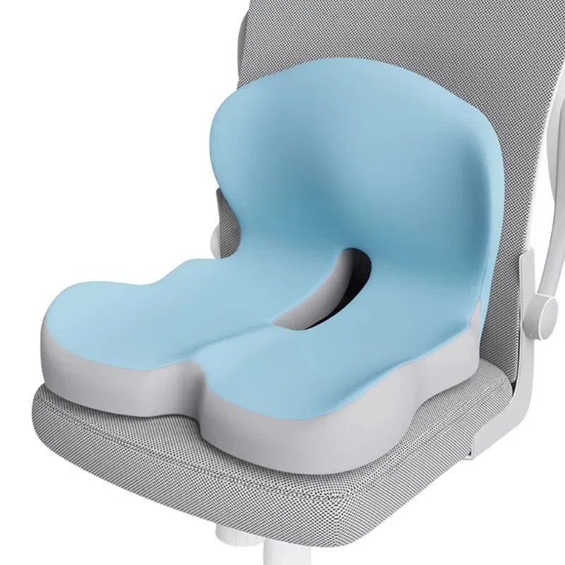 Memory Foam L-Shaped Seat & Lumbar Cushion – Car, Desk & Gaming Chair