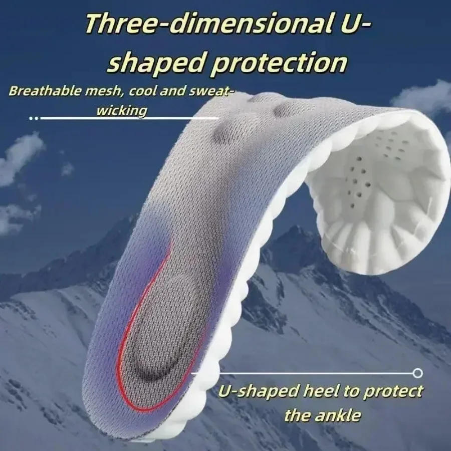 4D Air Cushion Insoles – Memory Foam Comfort Shoe Inserts - alternate view