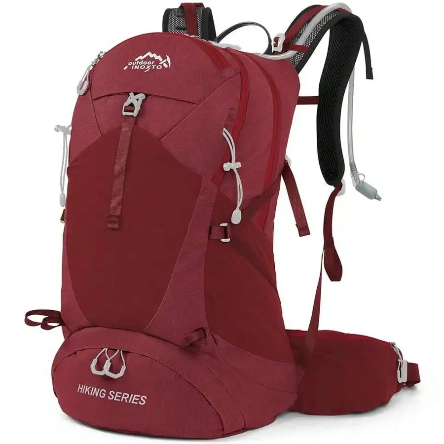 Waterproof Hydration Daypack – 3L Bladder, Rain Cover, Hiking Backpack - alternate view