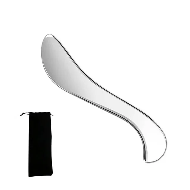 Stainless Steel Gua Sha Scraper – IASTM Fascia Tool for Back, Arms & Legs - packaging