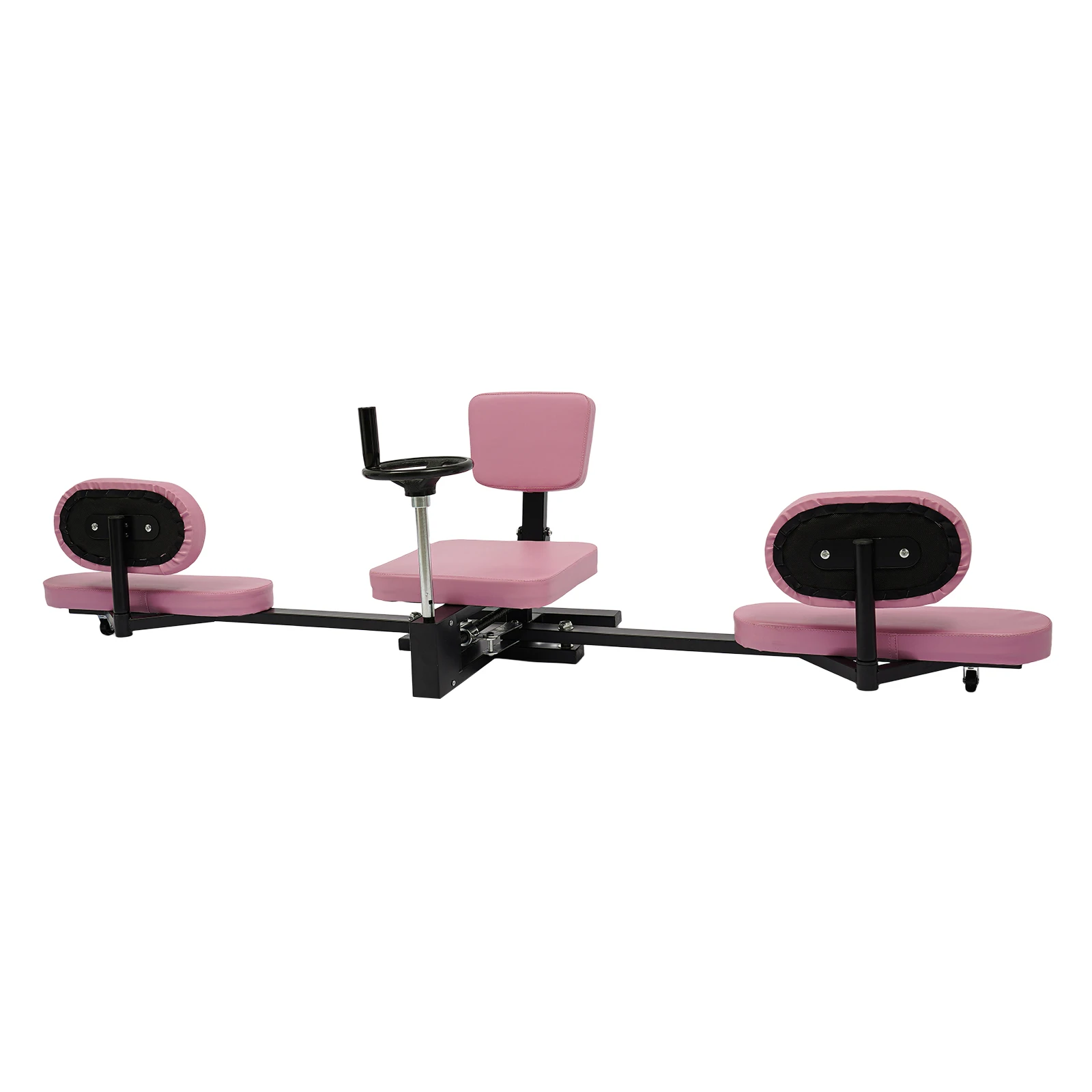 Leg Stretcher Machine - 3-Bar Split Trainer for Flexibility, 100kg Rated - close-up detail