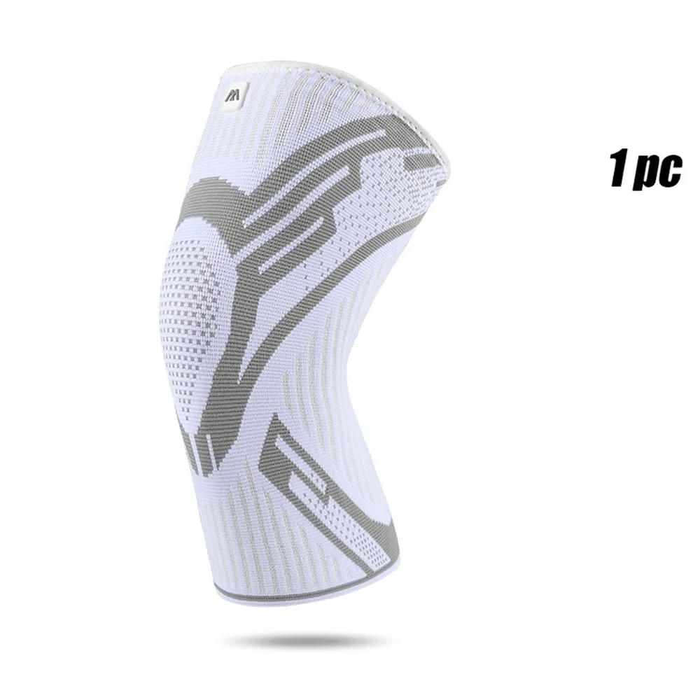 Compression Knee Sleeve with Spring Stabilisers – Breathable Sports Brace - detail view