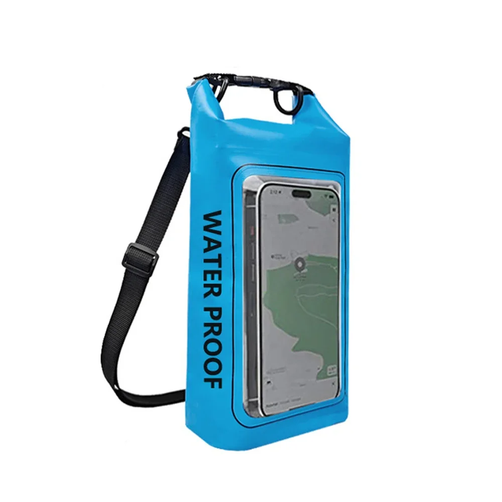 Waterproof Marine Dry Bag 2L / 5L – Roll-Top PVC Bag for Kayaking, Surf & Beach - packaging
