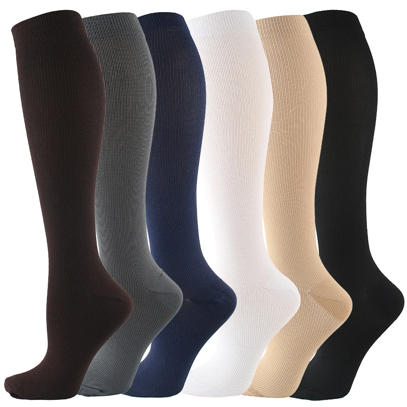 Graduated Compression Socks - Support for Varicose Veins, Travel & Running - close-up detail