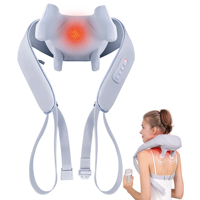 Shiatsu Neck & Shoulder Massager with Heat – Cordless 3D Kneading Pillow - packaging