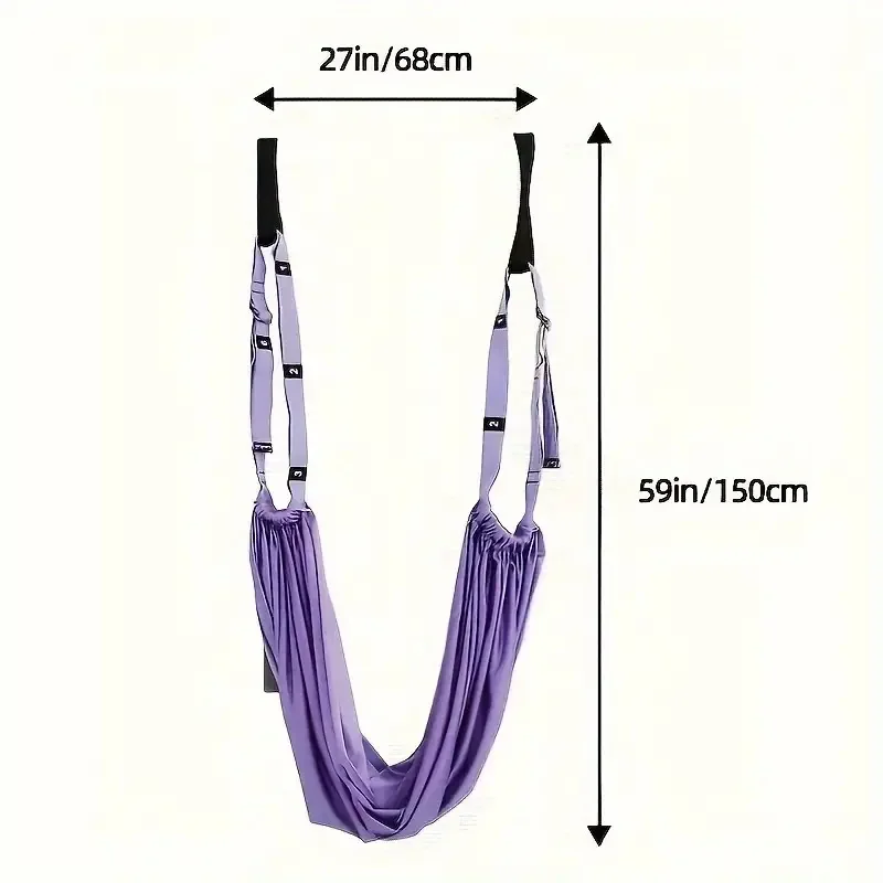 Aerial Yoga Stretching Belt – Adjustable Yoga Swing Strap - close-up detail
