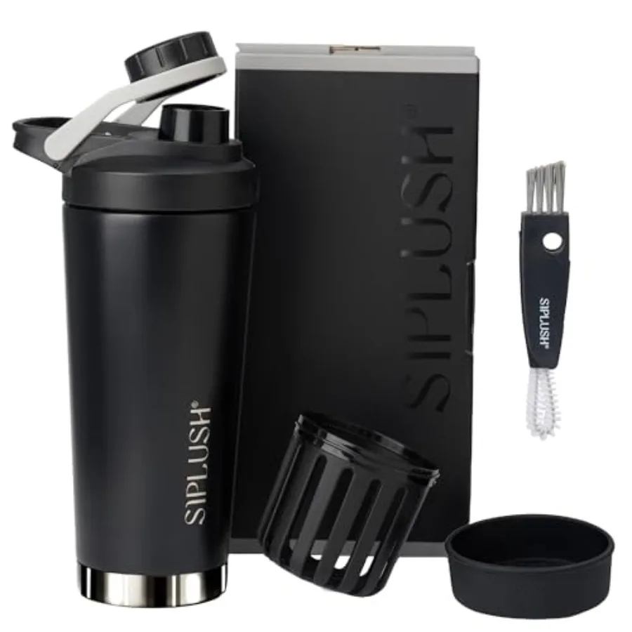 Insulated Stainless Steel Protein Shaker Bottle 24oz – Leak-Proof, Dishwasher Safe - view 11