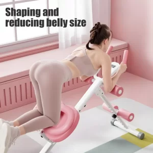 Adjustable Abdominal Trainer Machine with LCD – Full-Body Core Workout