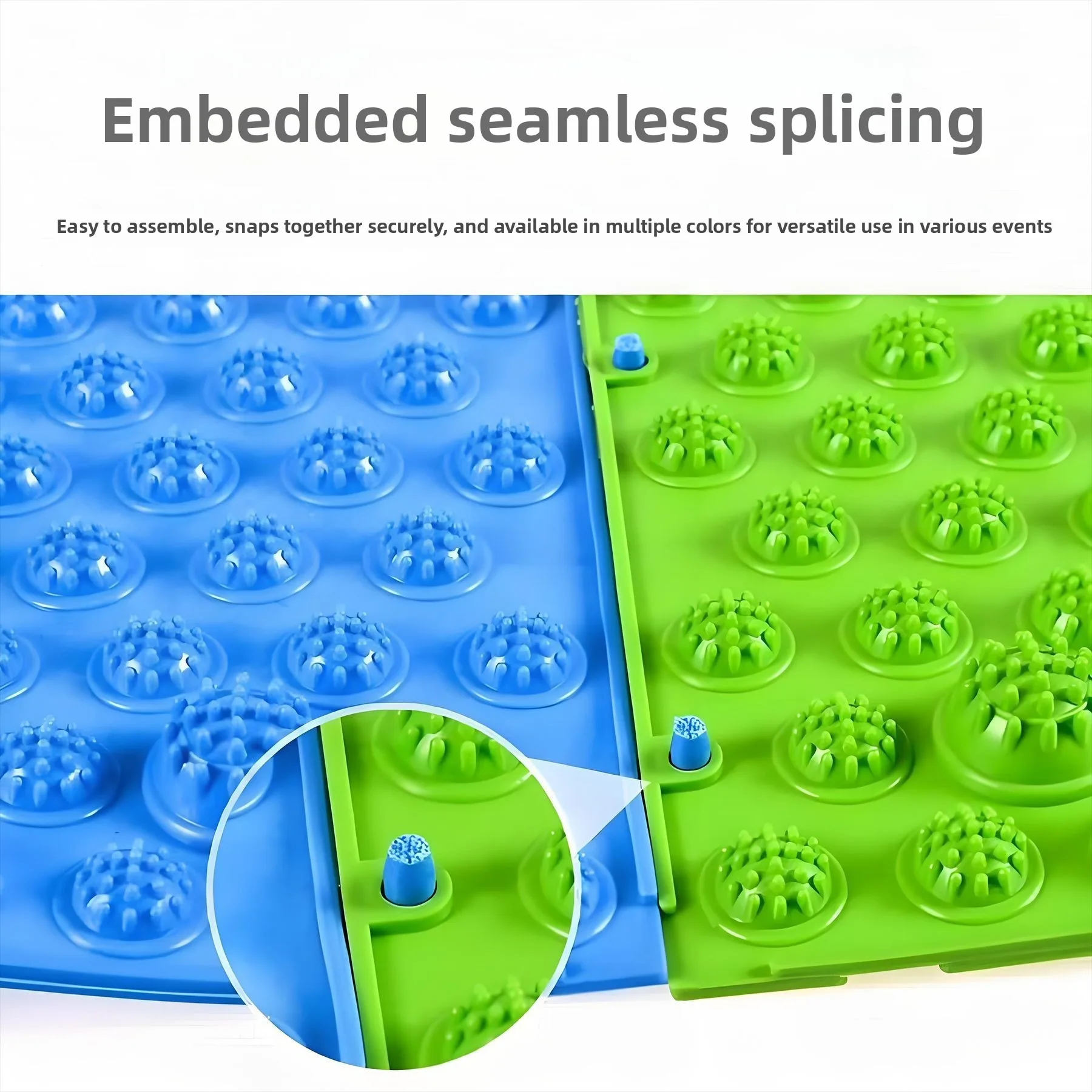 Acupuncture Foot Massage Mat – 2pc Reflexology Walking Mat Set - color options