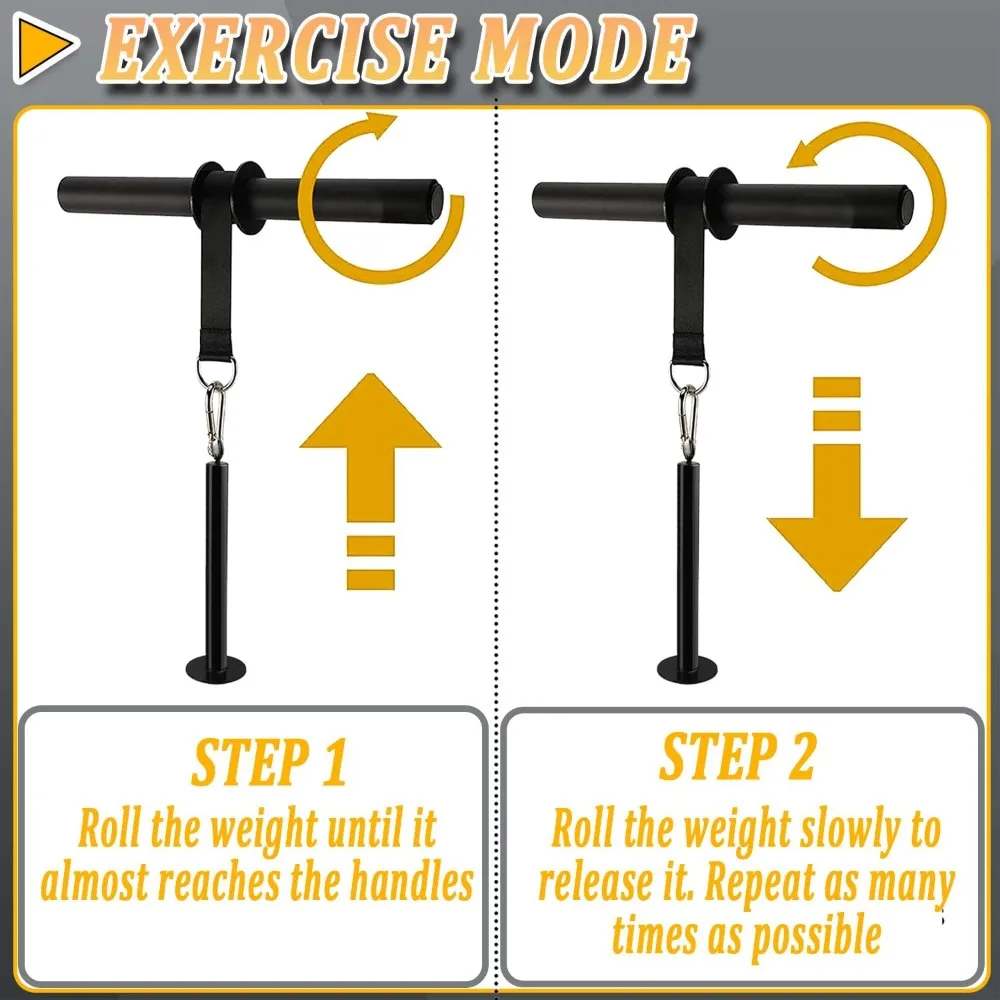Forearm Blaster Wrist Roller – Anti-Slip Grip & Forearm Strength Trainer - in use