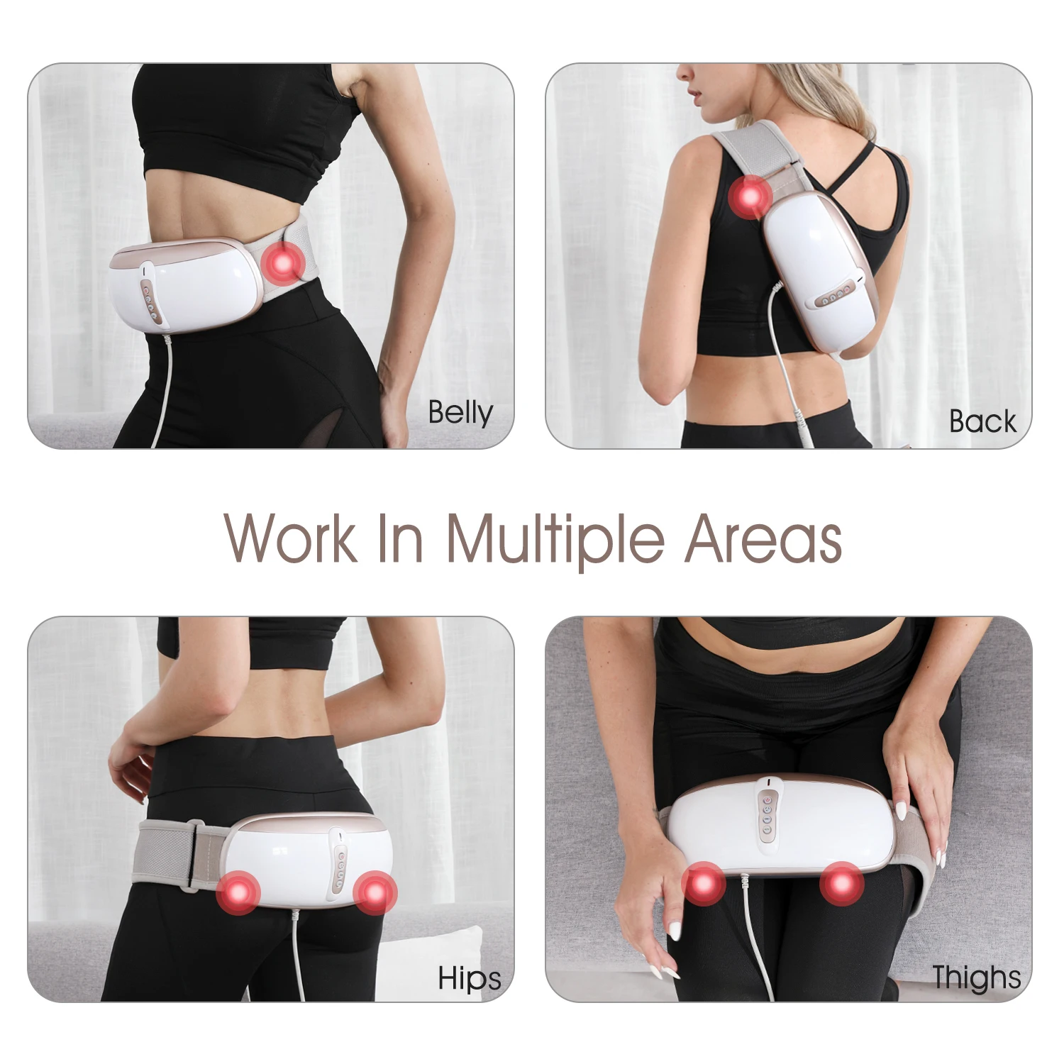 Vibrating Slimming Belt – Waist Massage Machine - alternate view