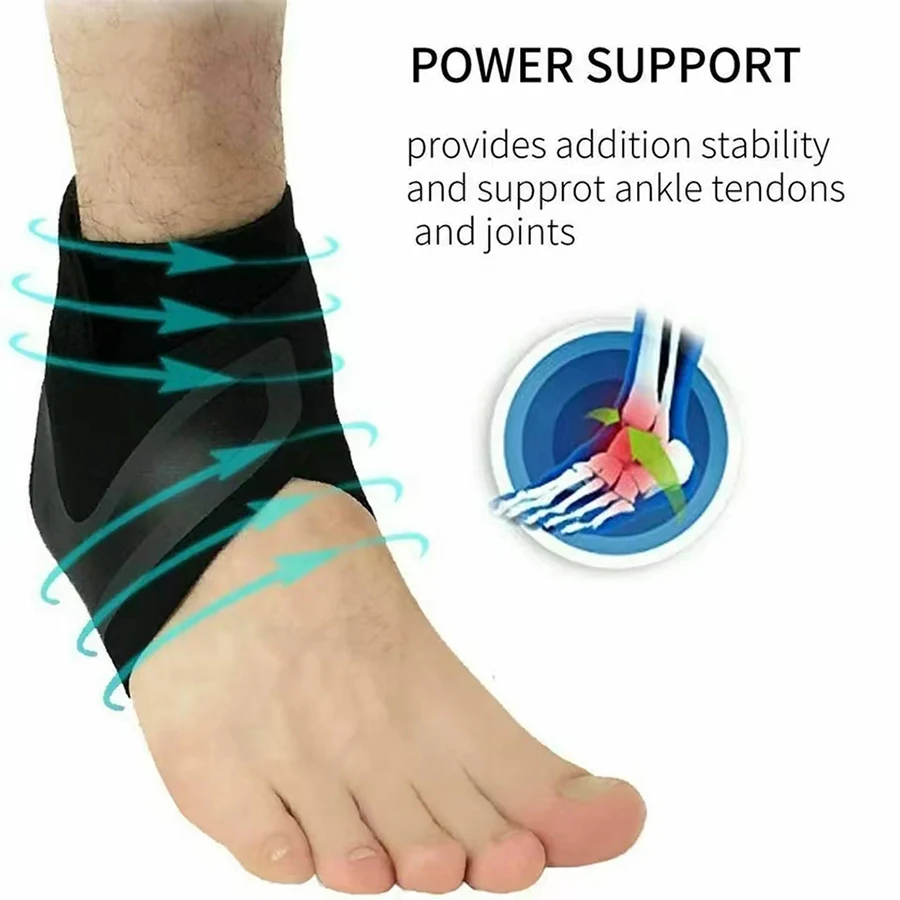 Ankle Brace Compression Sleeve – Adjustable Ankle Support for Sprains - alternate view