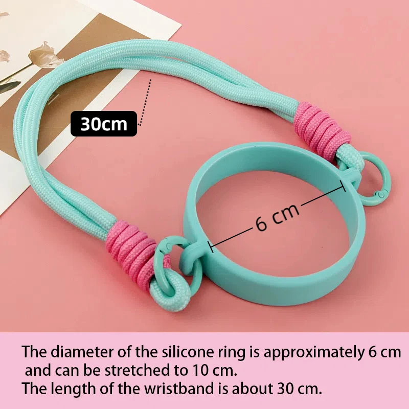 Silicone Water Bottle Sling – Universal Carry Strap for 8–40oz Bottles - in use