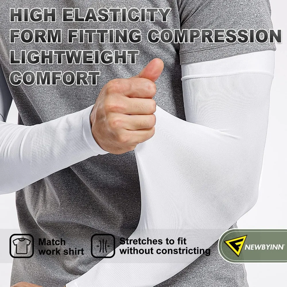 UV Sun Protection Arm Sleeves Cooling Compression Covers for Tattoo Size - size and dimensions