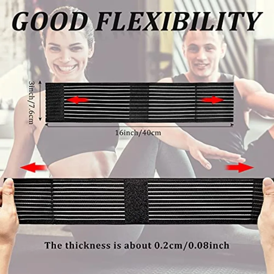 Wrist Compression Bands – 4-Pack Wrist Support Wraps - in use