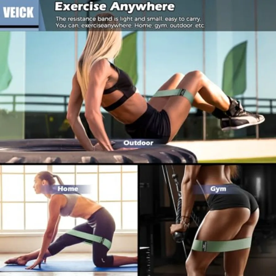 Stackable Resistance Bands Set 0–50 lb – Handles, Door Anchor & Ankle Straps - size and dimensions