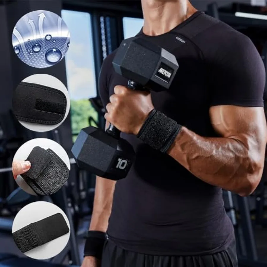 Wrist Brace 2-Pack – Adjustable Wrist Support for Carpal Tunnel - close-up detail